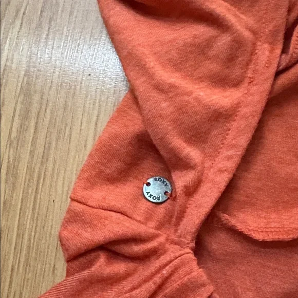 ROXY WOMENS Elegant Orange Jumpsuit FUN stretchy beach M NWT - Picture 5 of 6